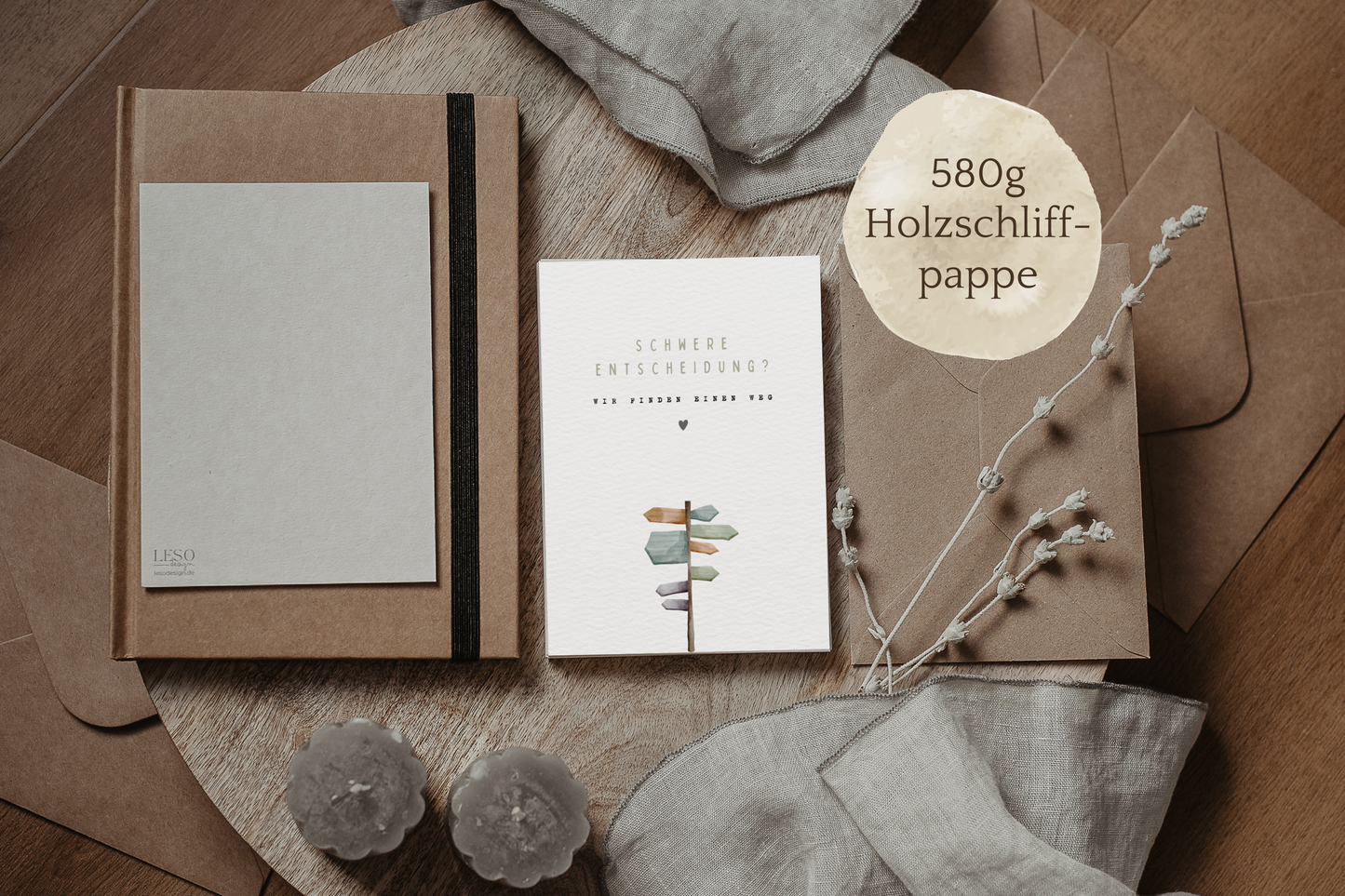 Postkarte | Schwere Entscheidung
