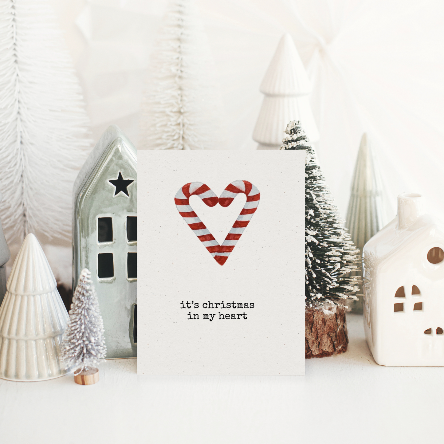 Klappkarte Weihnachten | It's christmas in my heart