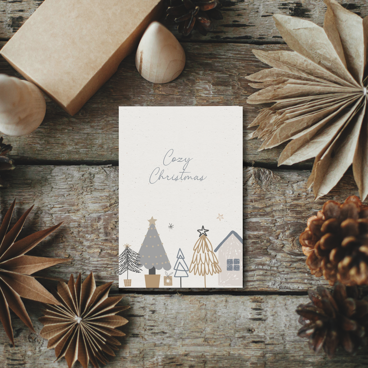 Klappkarte Weihnachten | Cosy Christmas