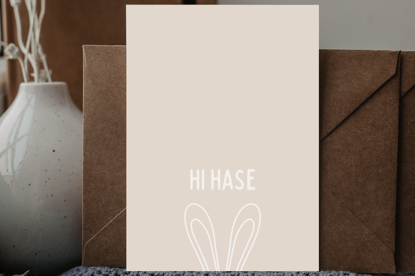 Postkarte Ostern | Hi Hase