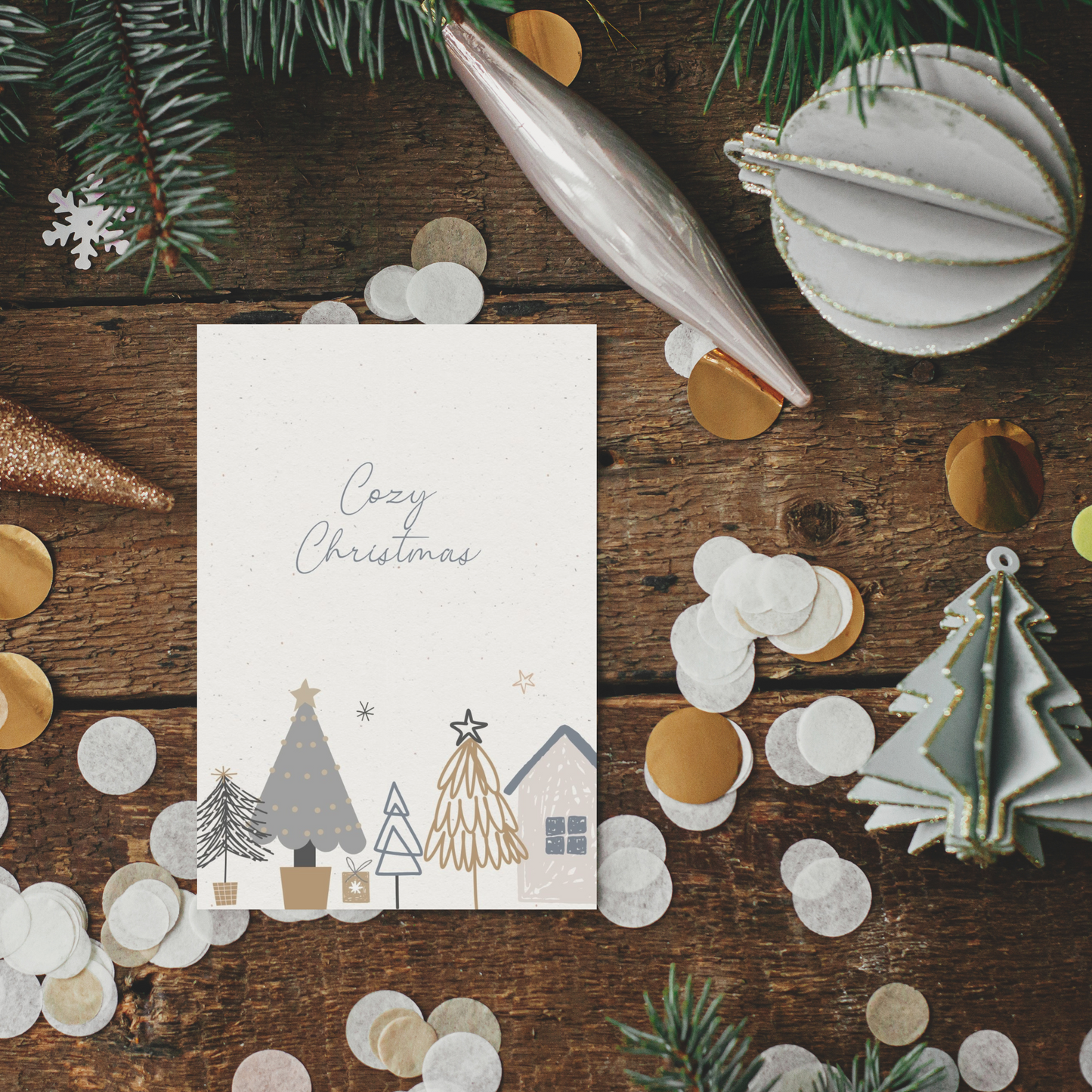 Klappkarte Weihnachten | Cosy Christmas