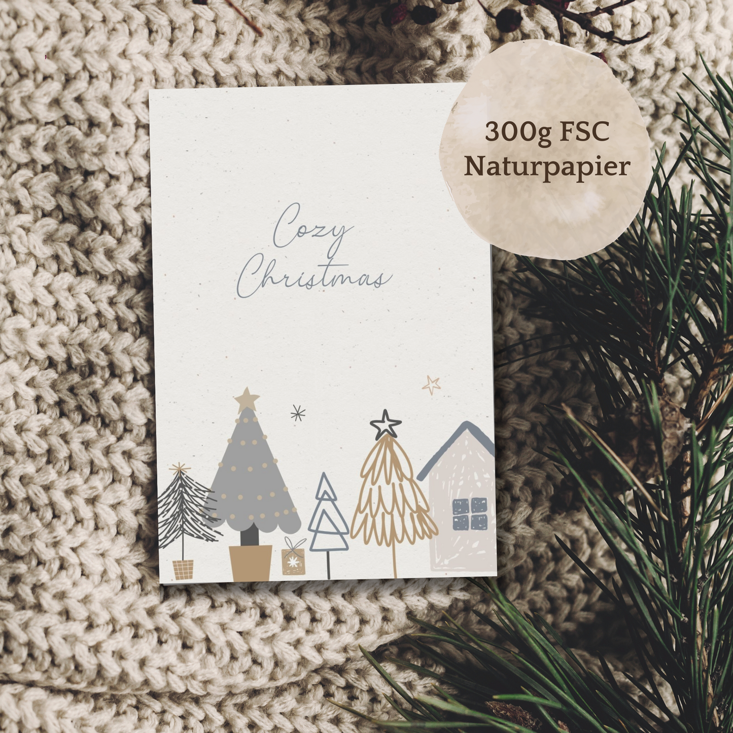 Klappkarte Weihnachten | Cosy Christmas