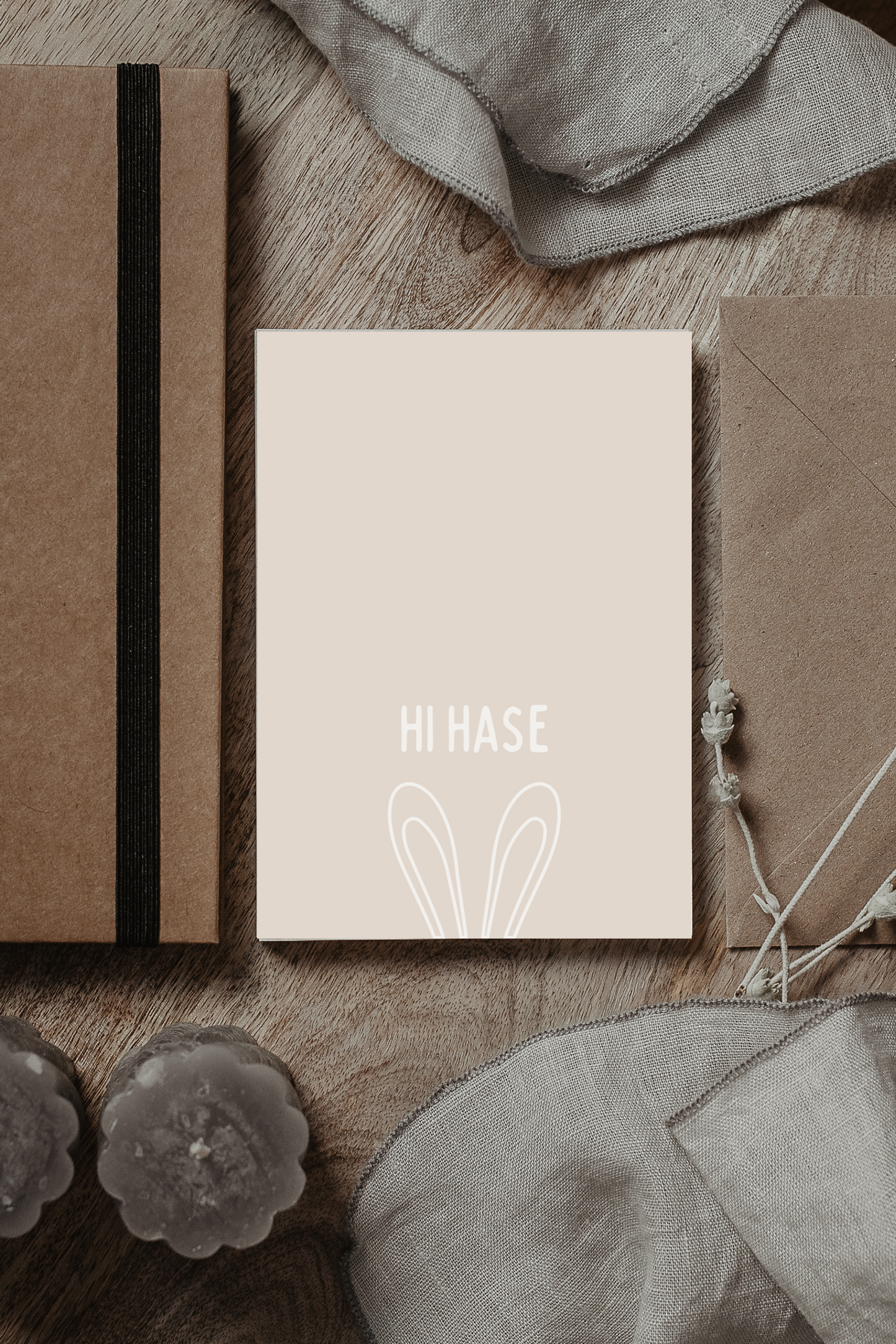 Postkarte Ostern | Hi Hase