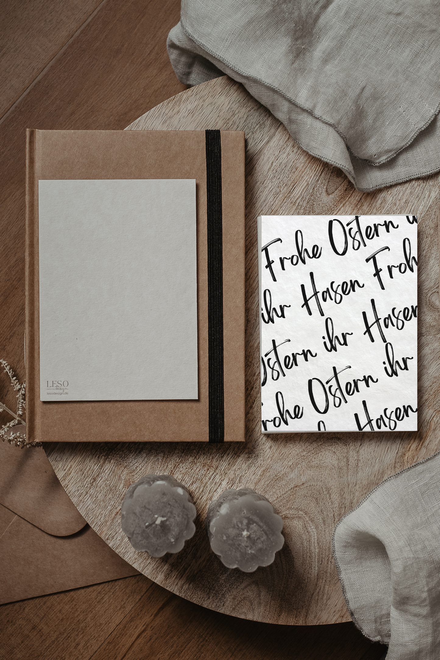 Postkarte Ostern | Frohe Ostern ihr Hasen