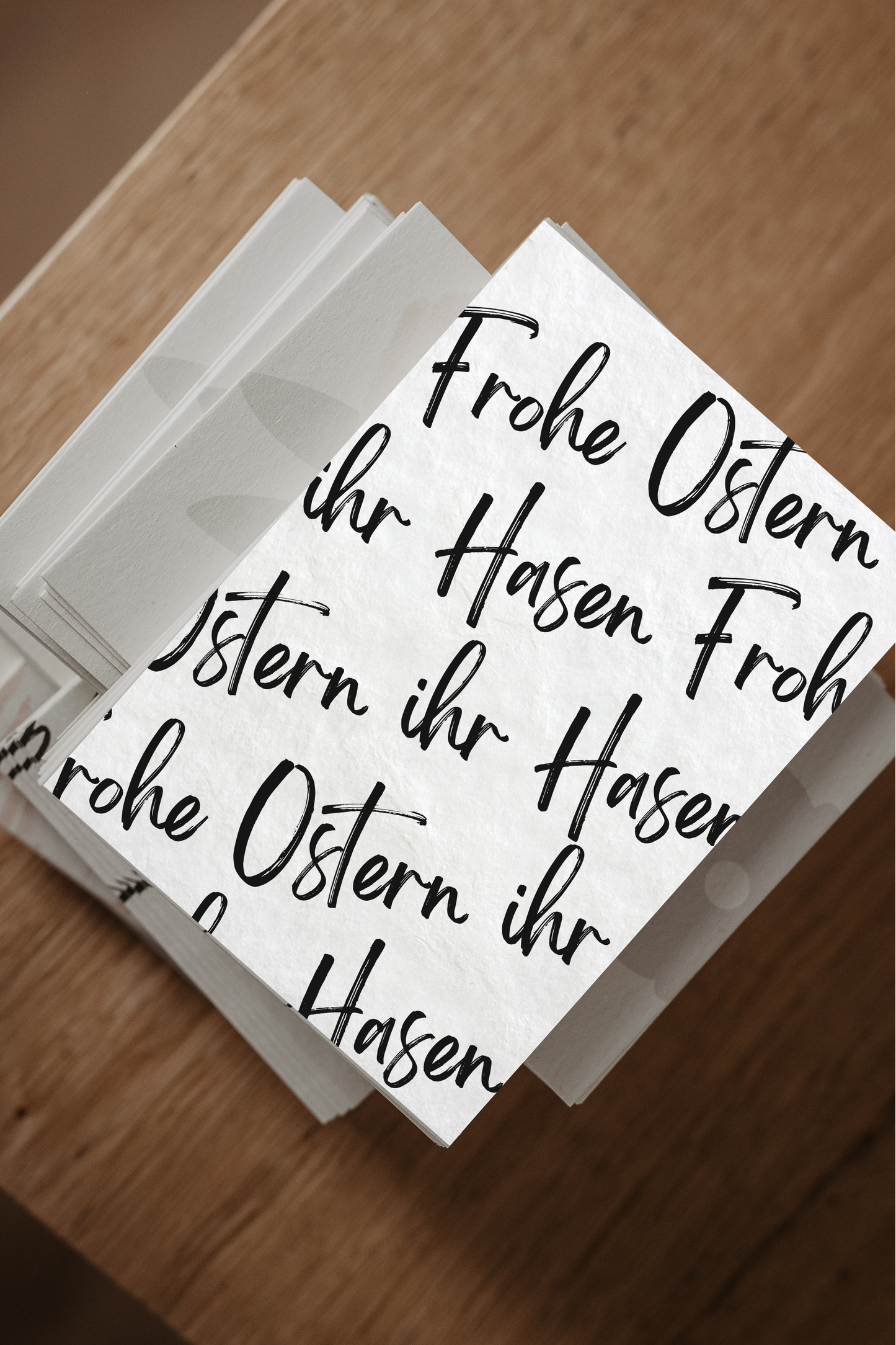 Postkarte Ostern | Frohe Ostern ihr Hasen