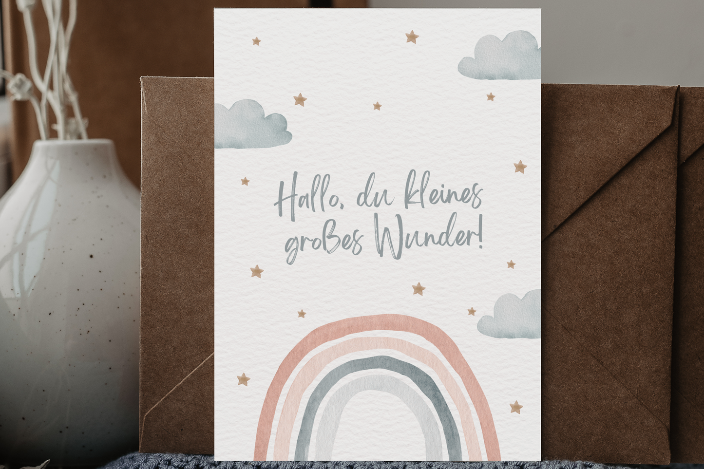 Postkarte | Hallo du kleines großes Wunder