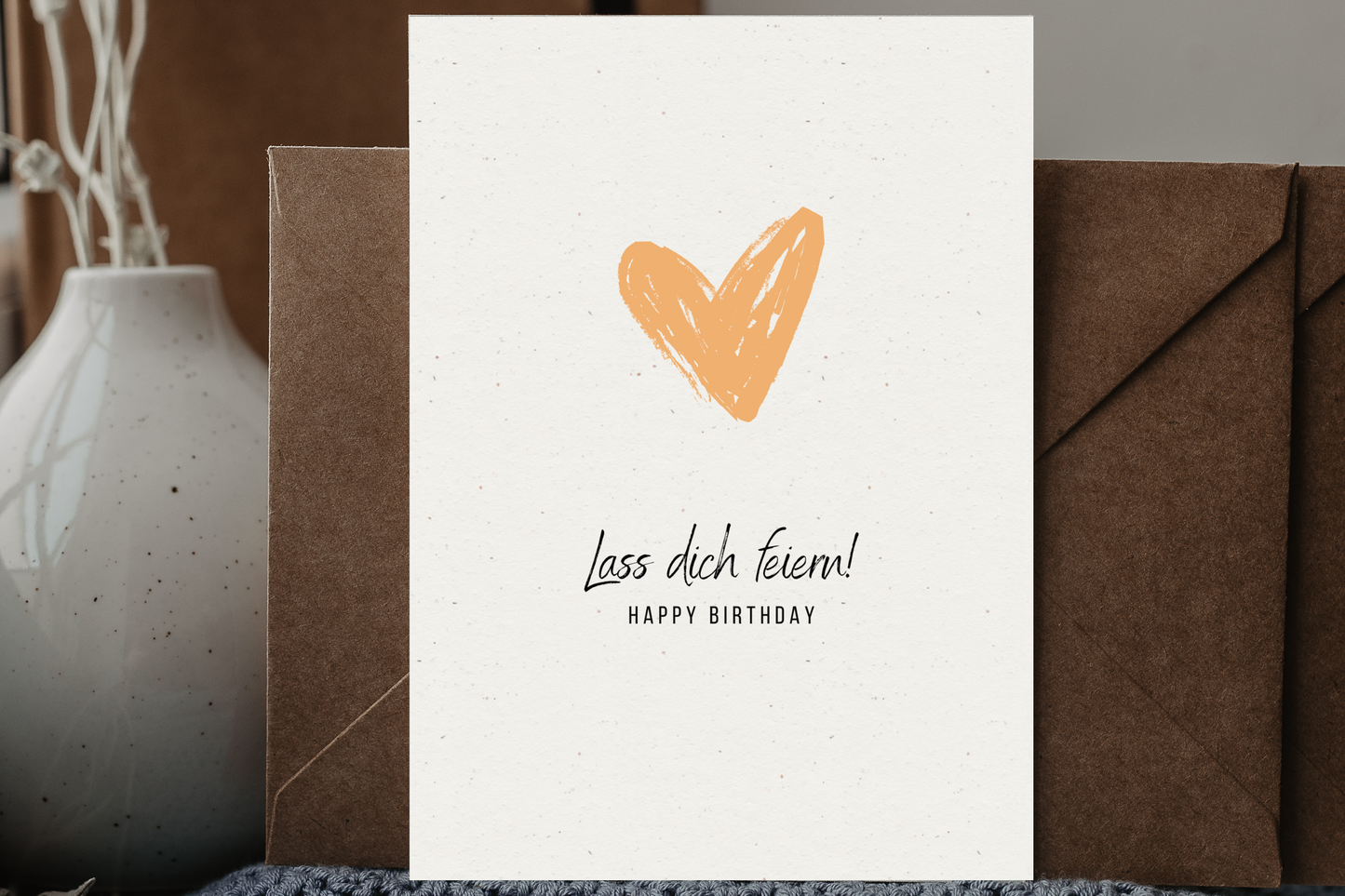 Postkarte | Lass Dich feiern