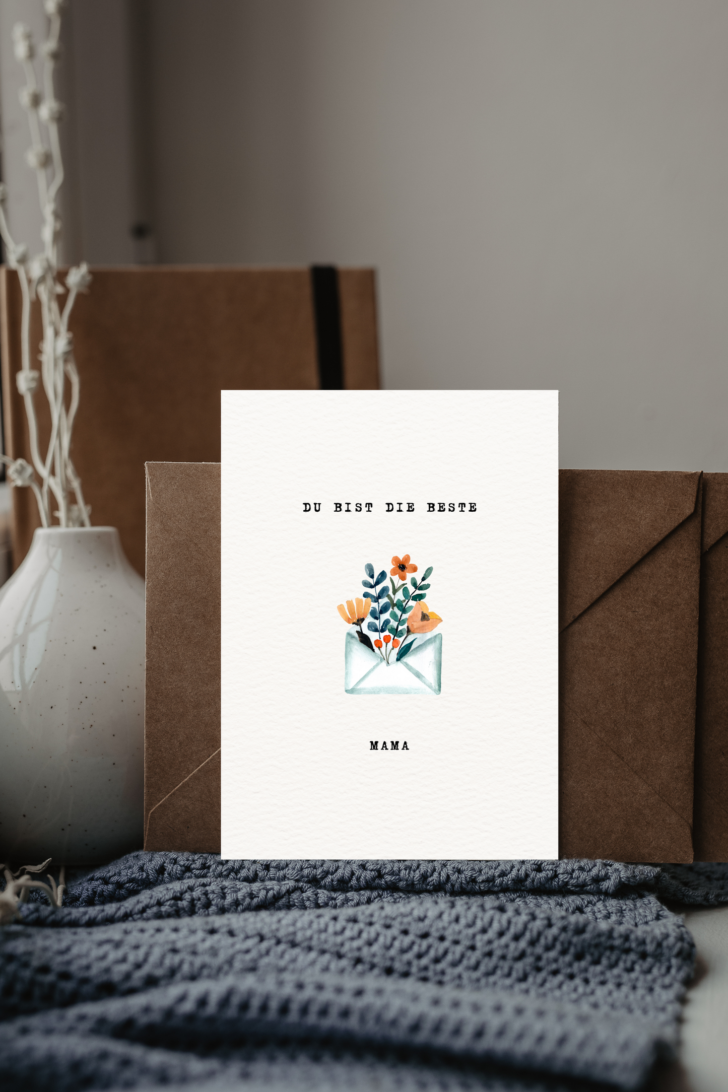 Postkarte Muttertag | Du bist die Beste MAMA