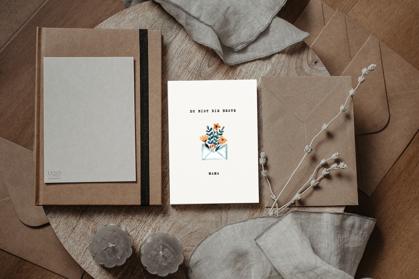 Postkarte Muttertag | Du bist die Beste MAMA