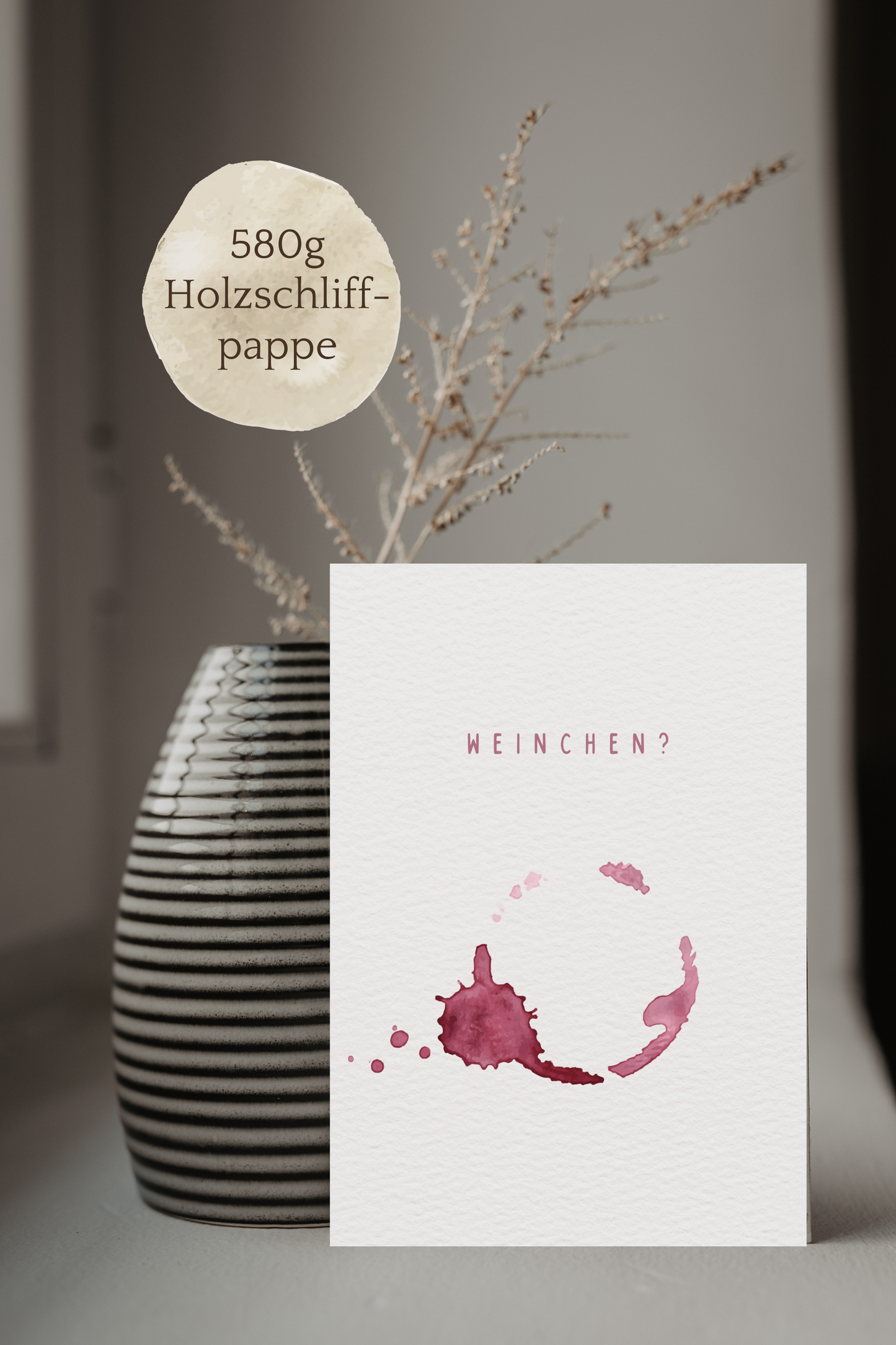 Postkarte | Weinchen?