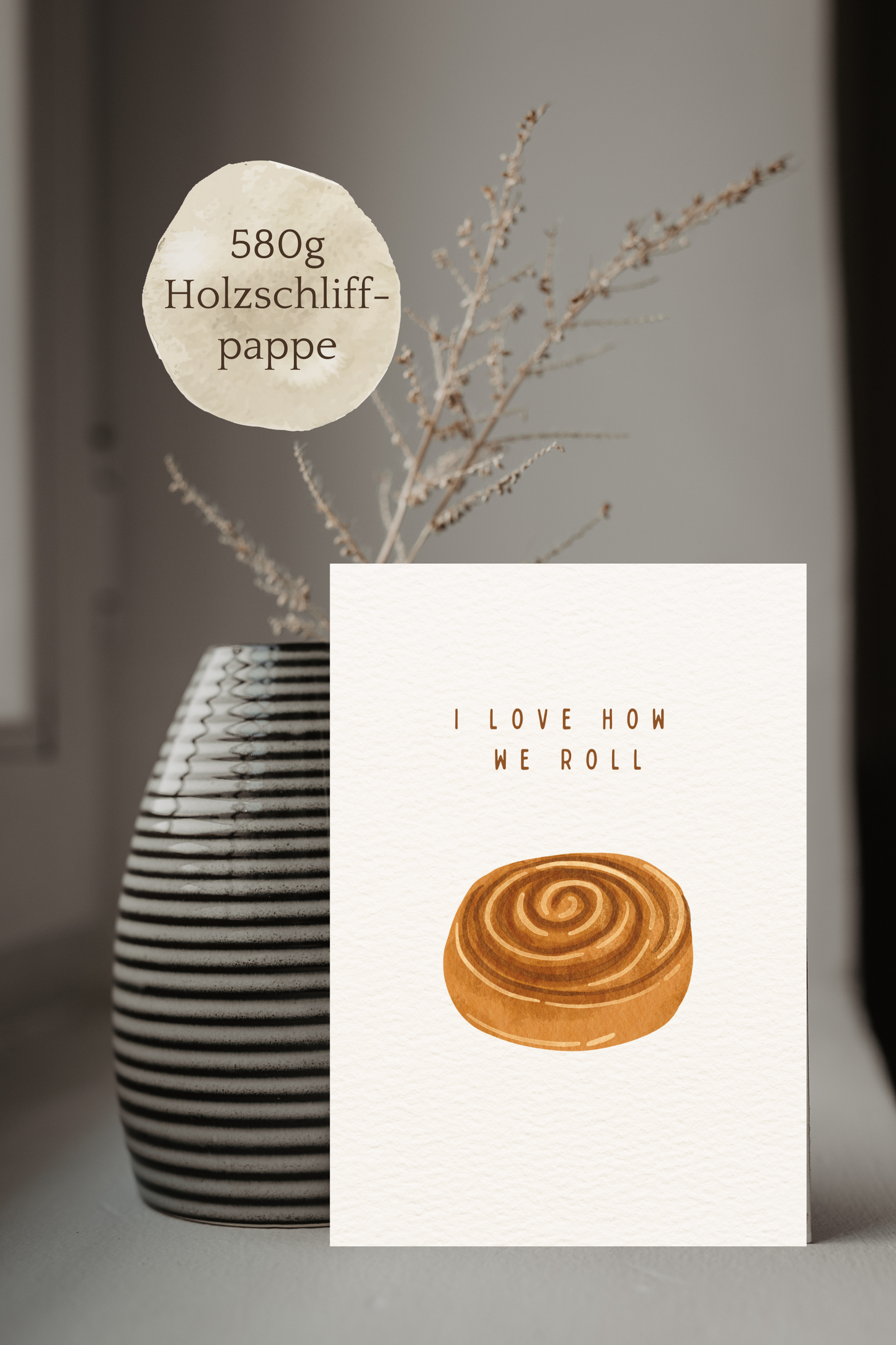 Postkarte | I love how we roll