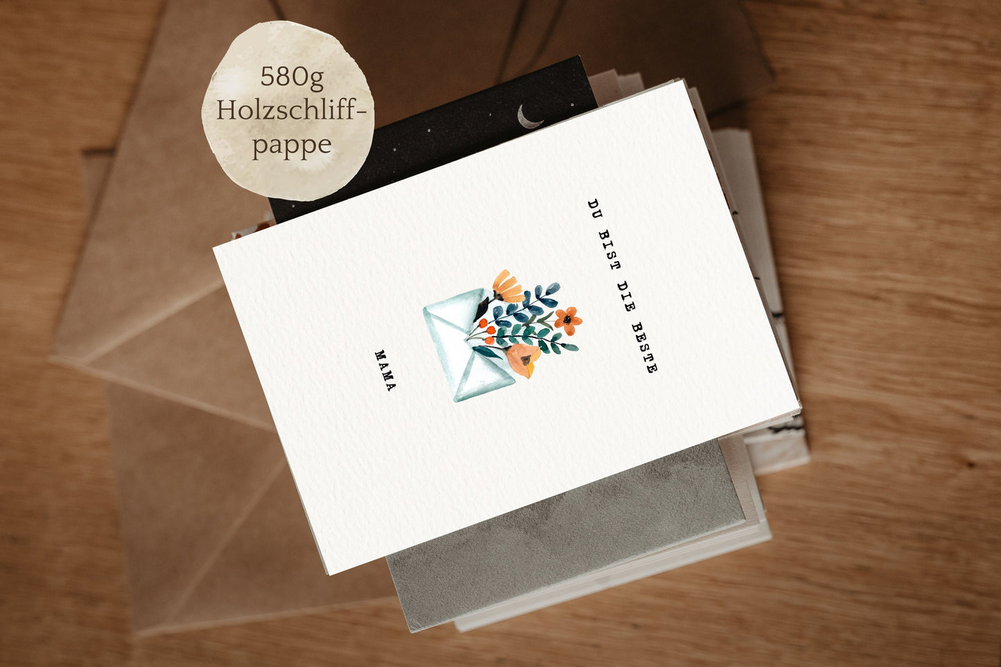 Postkarte Muttertag | Du bist die Beste MAMA