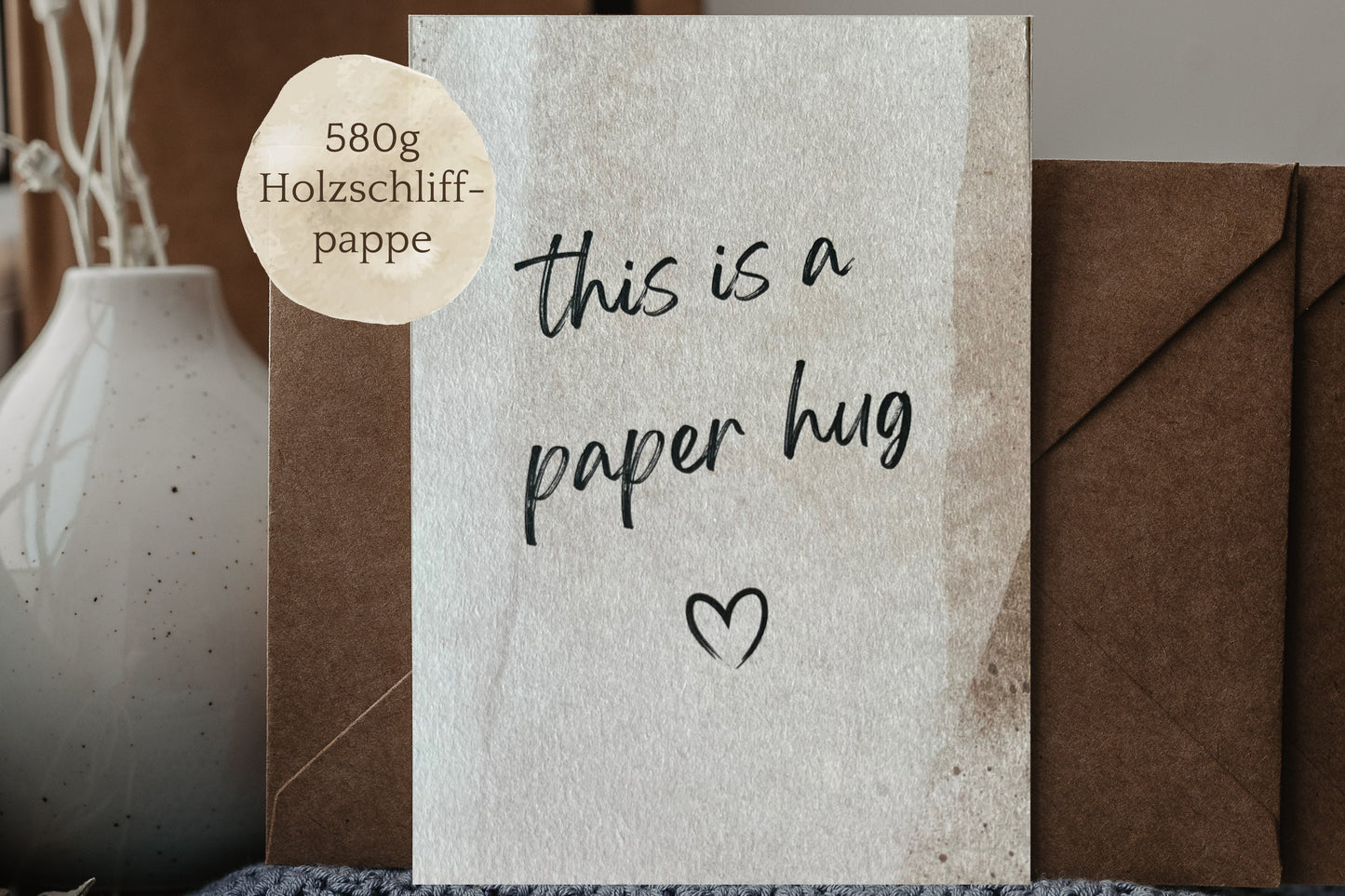Postkarte | This is a paper hug