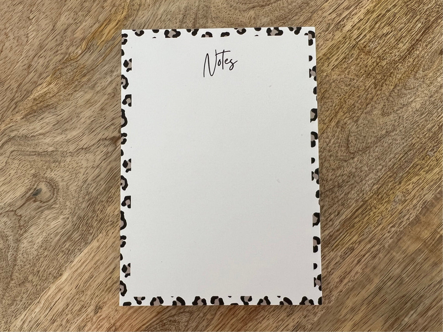 Notizblock LEO NOTES | mit Leo Print