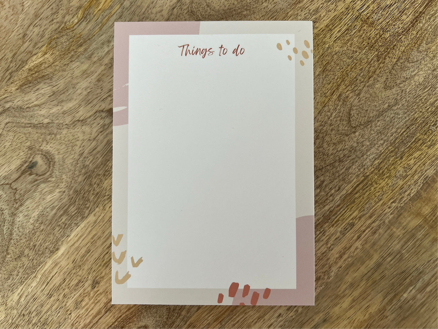 Notizblock | THINGS TO DO