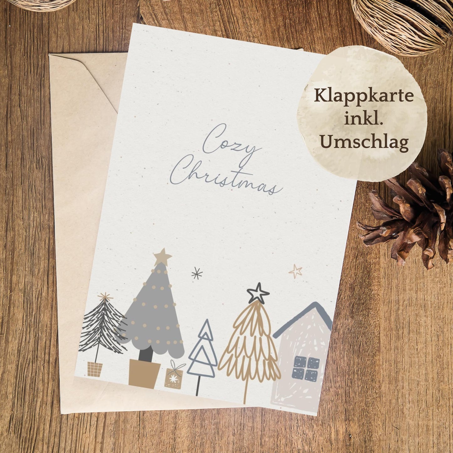 Klappkarte Weihnachten | Cosy Christmas