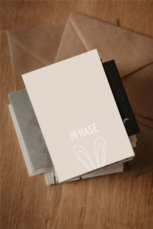 Postkarte Ostern | Hi Hase