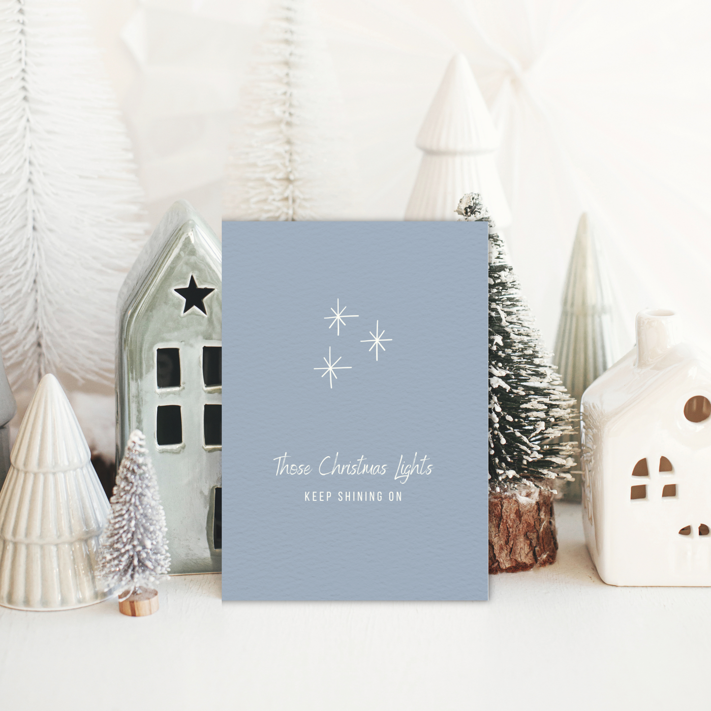 Klappkarte Weihnachten | Those Christmas Lights - Keep shining on