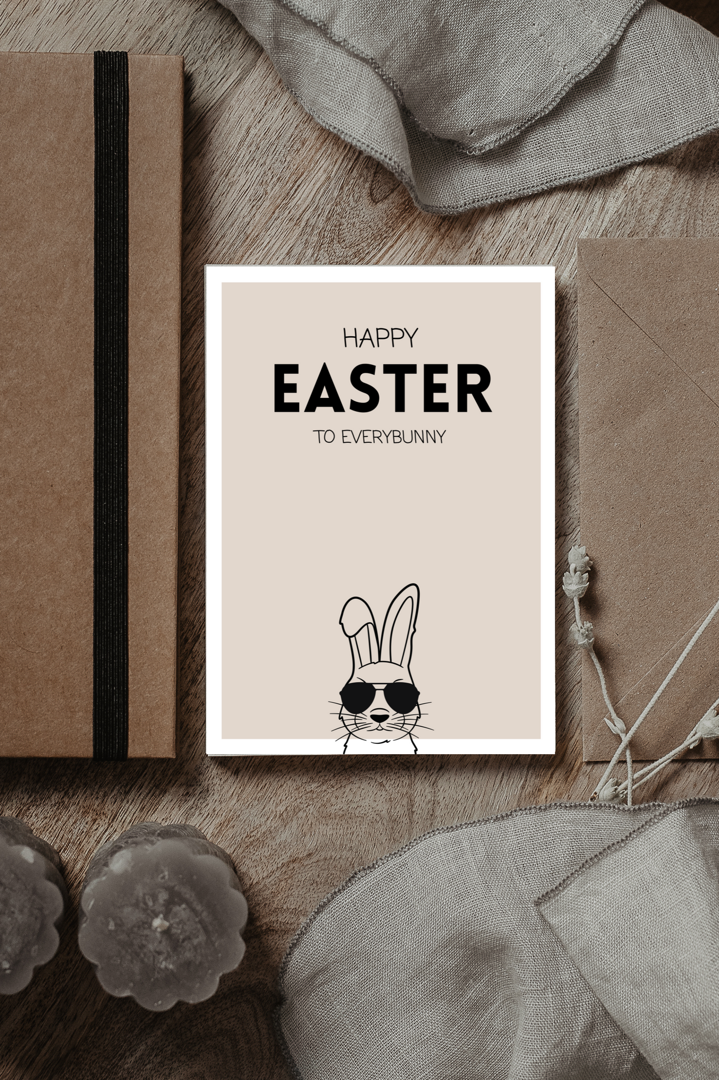 Postkarte Ostern | Happy Easter to everybunny