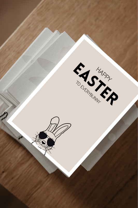 Postkarte Ostern | Happy Easter to everybunny