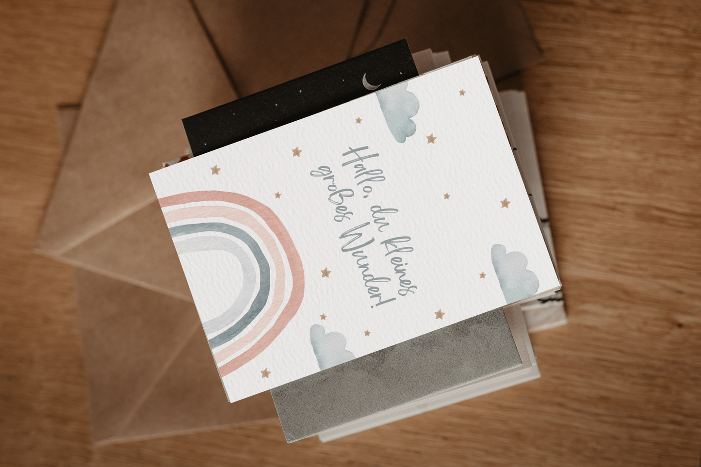 Postkarte | Hallo du kleines großes Wunder