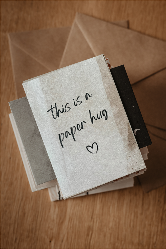 Postkarte | This is a paper hug