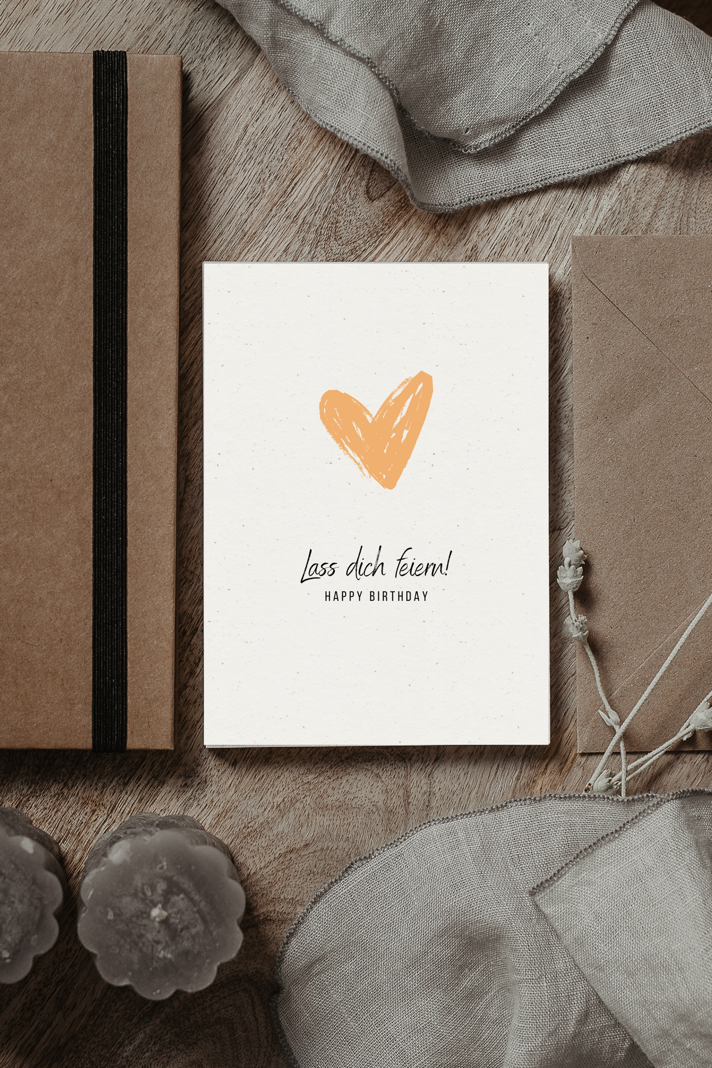 Postkarte | Lass Dich feiern