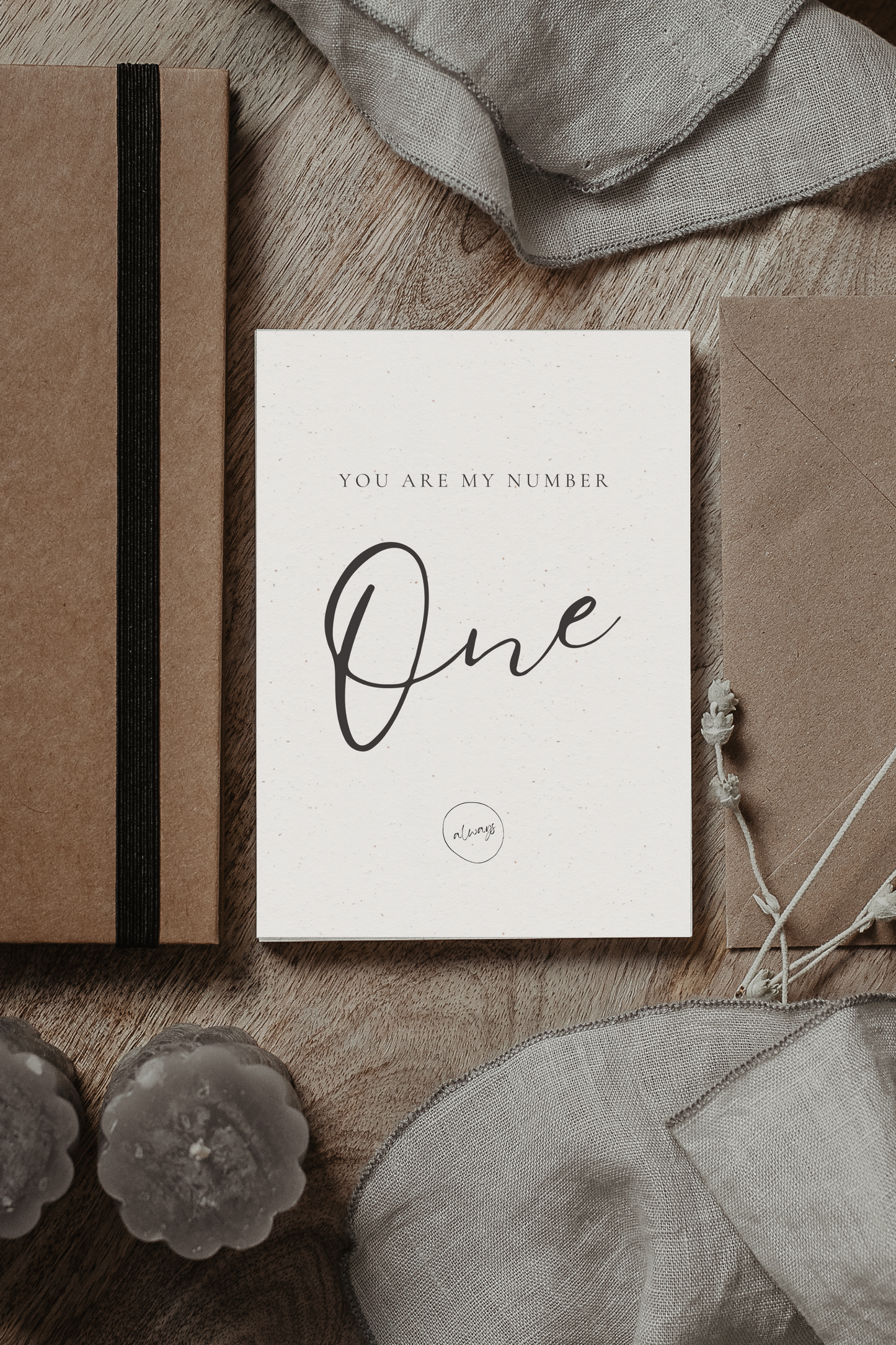 Postkarte | You are my number one - always