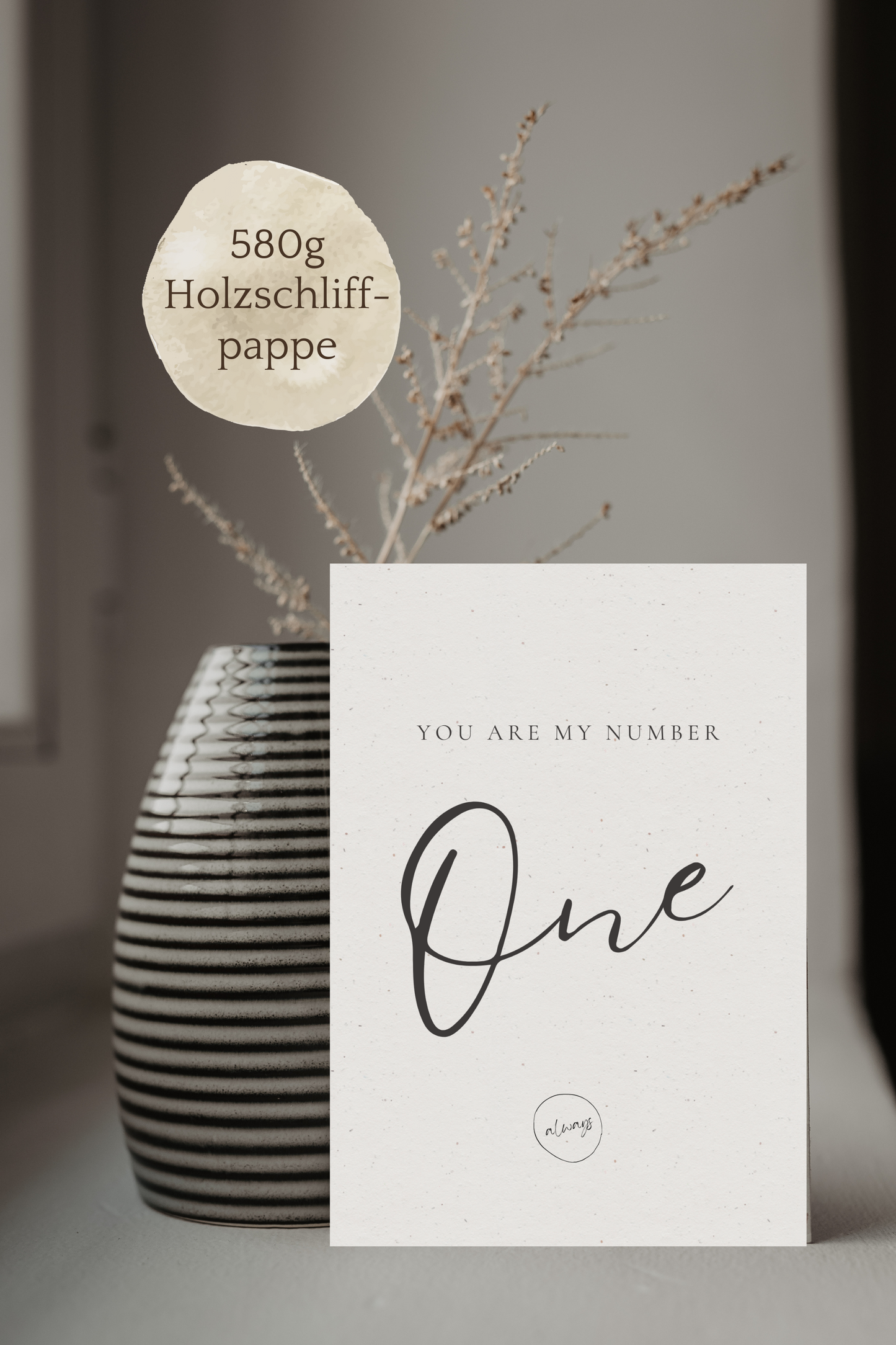 Postkarte | You are my number one - always