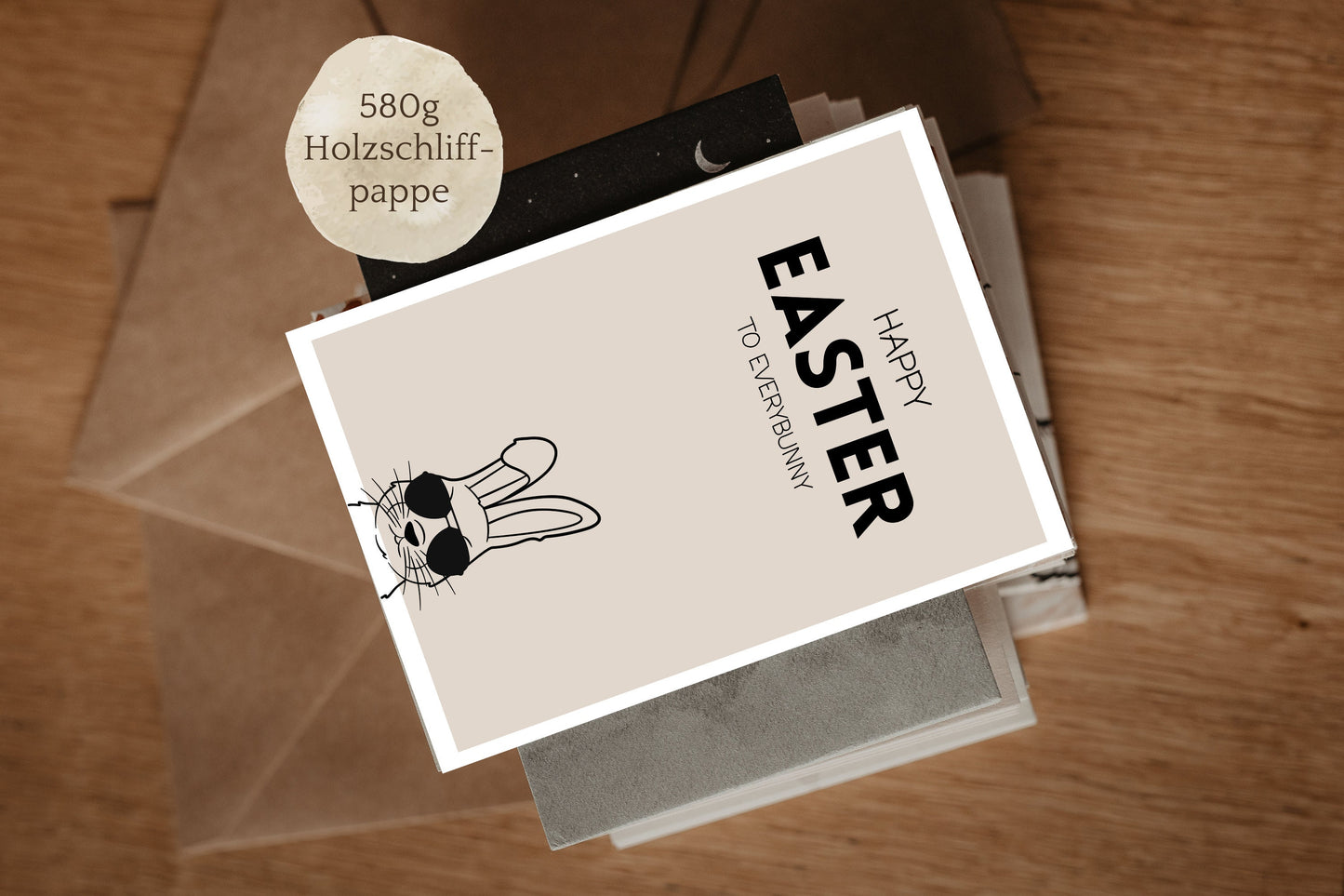 Postkarte Ostern | Happy Easter to everybunny