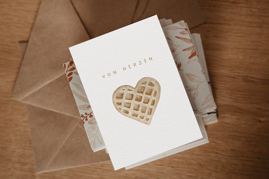 Postkarte | Von Herzen