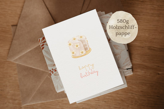 Postkarte | Happy Birthday Smile